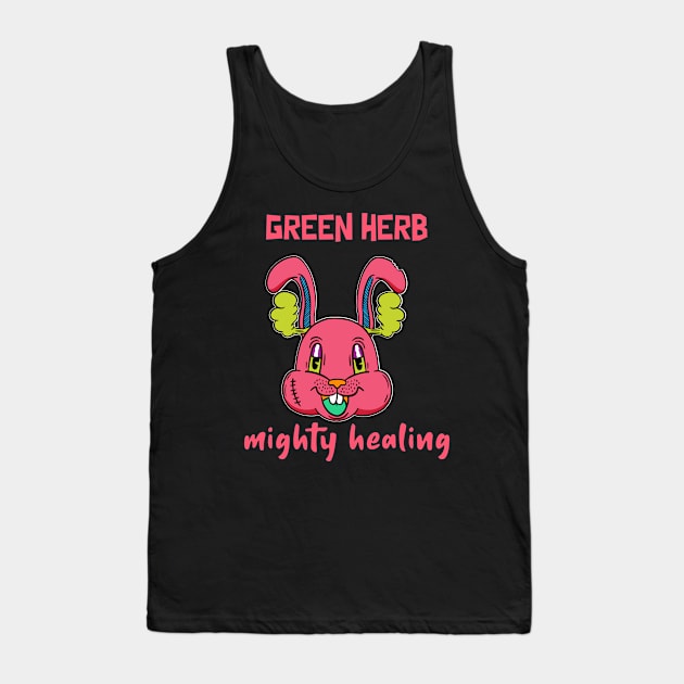 green herb, mighty healing Tank Top by Zipora